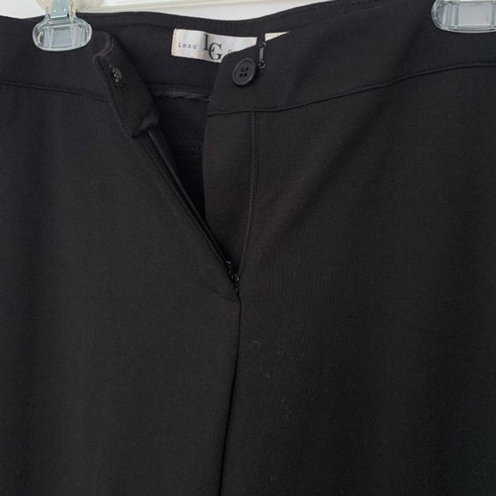 donatedLena Gabrielle Black Bootcut Dress Pant, Sz 6 - Picture 9 of 15